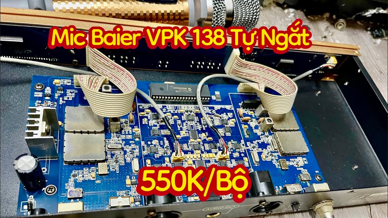 🔥 500K/Bộ Thanh Lý Mic Bãi Baier VPK 138 Đời Cao | Tự Ngắt – Hát Hay Như Phòng Karaoke 🎤