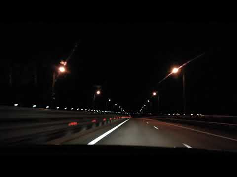 Крымский мост ночью.