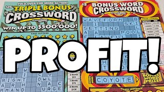 I'm Glad I left The Last Ticket Behind!💥 Profit On Thes Arizona Lottery Crosswords