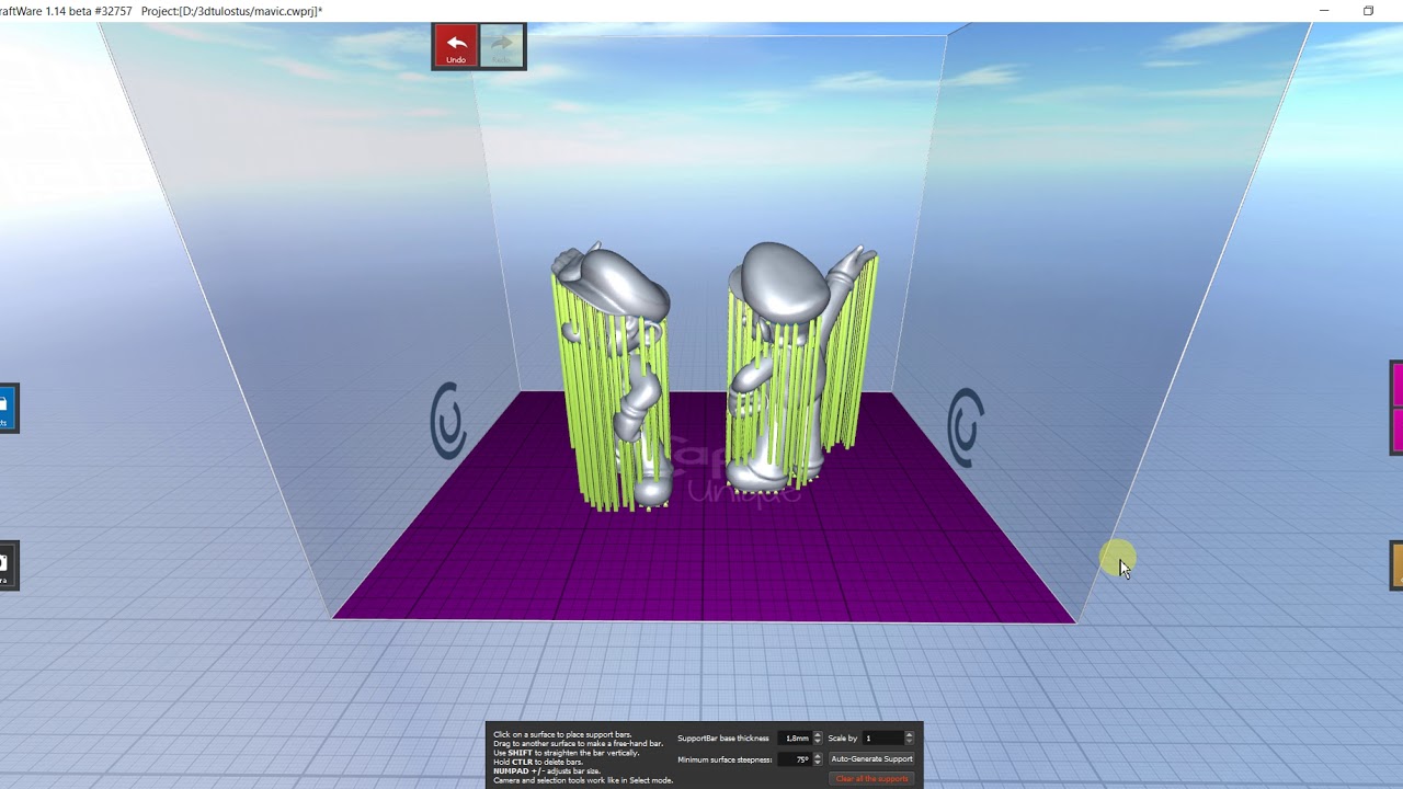 Craftware Craft Unique 3D-tulostusohjelman käyttö - YouTube
