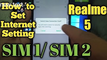 How to Set Internet Setting in Realme 5 | SIM 1 or SIM 2 | Realme 5 Tips and Tricks