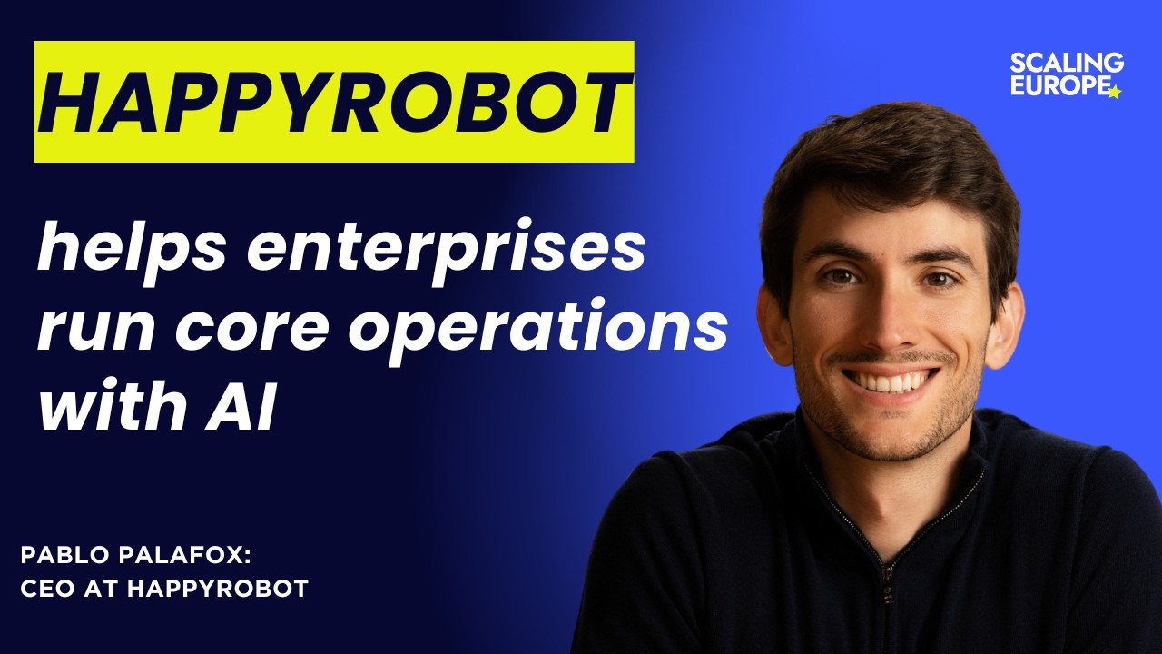 HappyRobot helps enterprises run core operations with AI: Pablo Palafox, CEO at HappyRobot