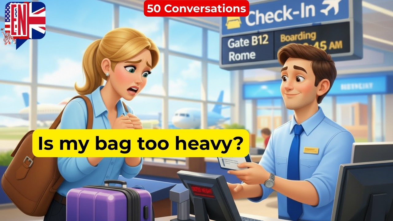50 Real English Conversations – Everyday Situations (1 Hour Listening Practice)