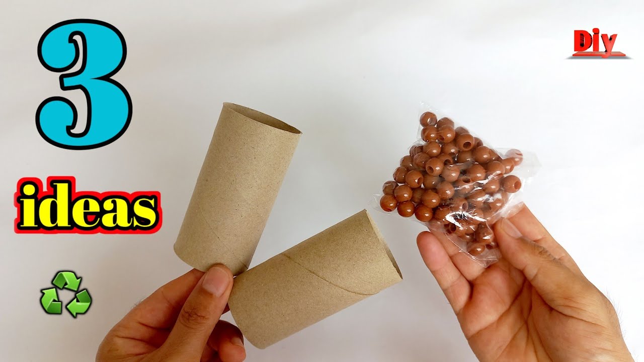 3 awesome ideas with toilet paper rolls! Great recycling idea ♻️😍