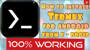 How to install termux in android from f droid || big tech || 2022