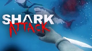 Shark Attack Deathmatch - SCUBA NOOBS VS LAGGY SHARKS!