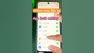Infinix note 50x 5g phone app lock setting #applocksetting #infinixnote50x5g