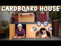 We made a giant cardboard house for coco 