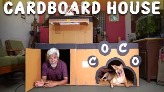 We made A Giant Cardboard House for COCO 😍🐶