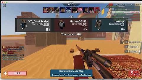 level 400 invisible team and aimbot hacker (arsenal roblox)