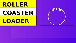 Roller Coaster Loading Animation -  Pure CSS Animation Effects - How To Create CSS3 Preloader