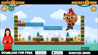 " Ceviz Adam : Zıpla " Oyunu şimdi App Store & Play Store 'da! Geliştirici : SELAY CC games screenshot 1