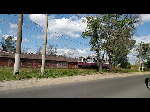 Трамвай 71-605 (КТМ-5М3) (Нижний Новгород) 21.06.2023