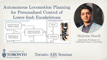 Mojtaba Sharifi on Personalized Control of Lower-limb Exoskeletons | Toronto AIR Seminar