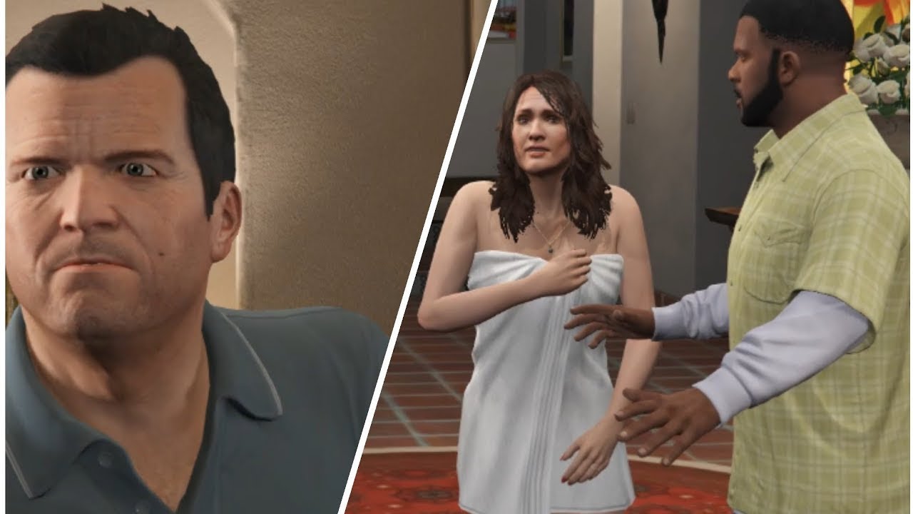 Hot wife cheats. GTA 5 жена Майкла.