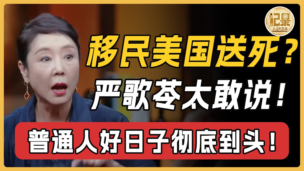 移民美國等於送死?嚴歌苓道出扎心現實:一般人出國好日子徹底到頭了!#窦文涛 #周轶君#马未都#许子东#尹烨#圆桌派#圆桌派第八季 #人文紀實錄 縮圖