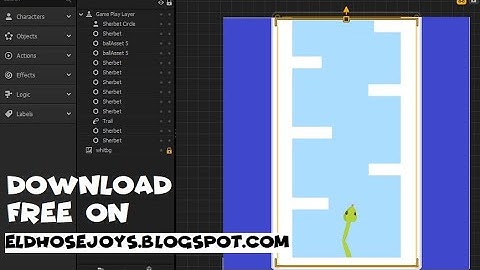 Download Free Buildbox Template - Swipe Snake - .bbdoc Included