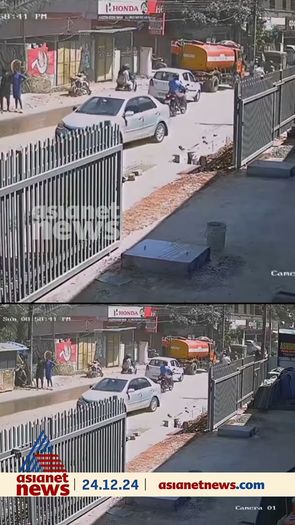 റോഡിലിട്ടിരുന്ന കല്ലില്‍ തട്ടി തലകീഴായി ഓടയിലേക്ക് വീണു; സ്ത്രീക്ക് ഗുരുതര പരിക്ക്