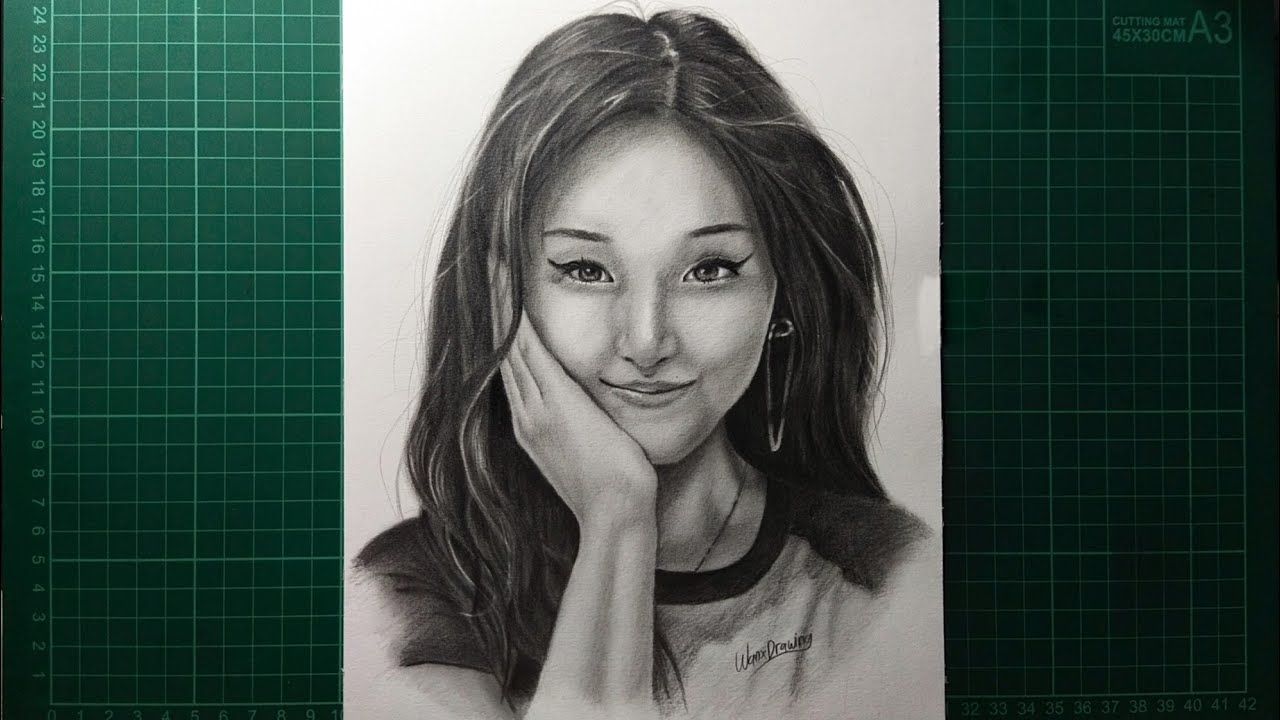 Livy Renata || Pencil Drawing Portrait by WANXDRAWING