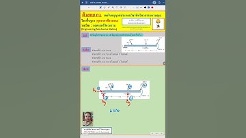 EP35.ติวสอบ กว.: วิชากลศาสตร์วิศวกรรม (Engineering Mechanics Statics)