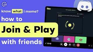 How To Join & Play Discord 'Know What I Meme' Game With Friends  #discord #discordmemes