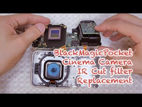 BlackMagic Pocket Cinema Camera IR cut filter replacement