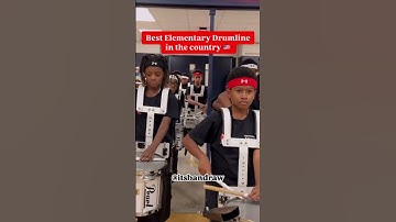 Thumbnail of How can an ELEMENTARY school drumline have THIS MUCH swag ⁉️🤯😮‍💨 #BandRaw #Drumline
