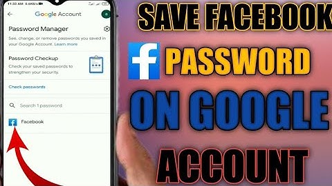 How To Save Facebook Password in Google Account 2021 || Save Facebook Pssword