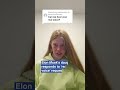 Elon Musk's daughter responds to 'real voice' comment