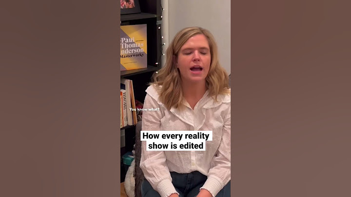 How every reality show is edited #tv #shorts #shortsfeed
