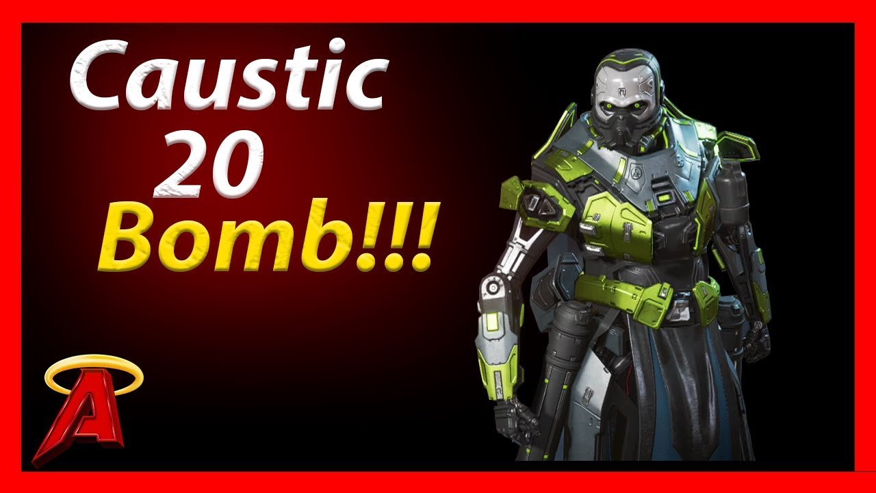 Caustic 20 Bomb! Apex Legends Season 4! YouTube