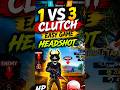🔥 MONTEGAM Funk Headshot 😱 | 1M View Free Fire | #shorts #short
