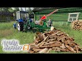 КОЛЕМ ДРОВА БАБУШКЕ НА ЗИМУ! Farming Simulator 19