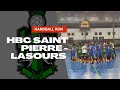 Match d1  hbc saint pierre   lasours handball run