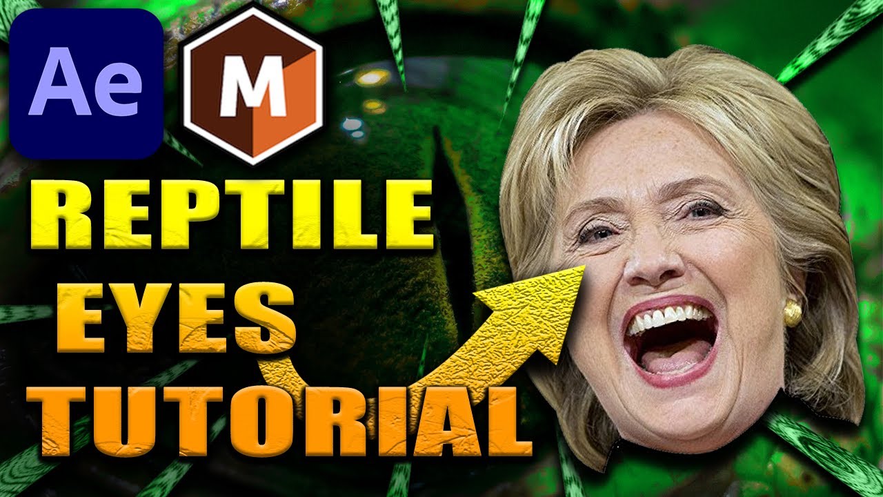 How to become a REPTILE! (After Effects/Mocha Pro 2020)