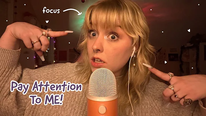 ASMR Fast and Aggressive Focus on Me, Pay Attention, Follow Directions, Mouth Sounds, + More!☃️✨🥰