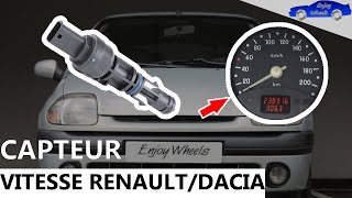 How to TEST and REPLACE the SPEED SENSOR Renault / Dacia ? (Example on Clio2)