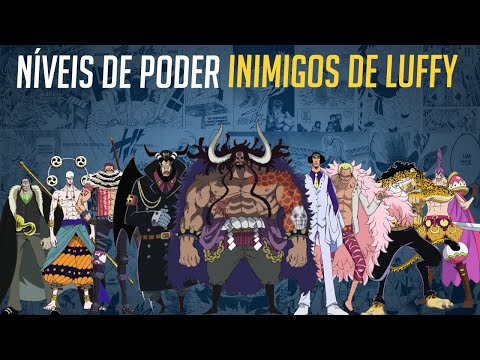 ANTAGONISTAS DE LUFFY NÍVEIS DE PODER | ONE PIECE | Nerd Sensei