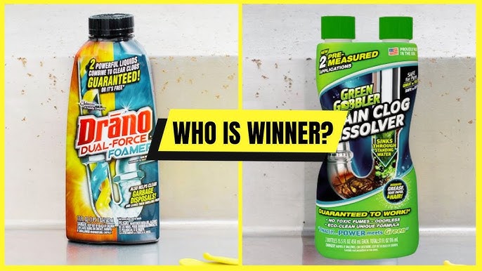 Green Gobbler vs. Drano (Which Drain Cleaner Is Better?) - Prudent Reviews