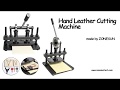 How to use the Hand leather cutting machine,photo paper,PVC/EVA sheet mold cutter