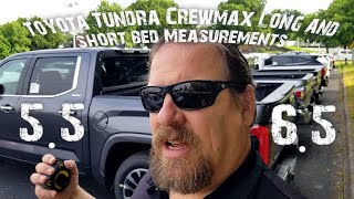 Toyota Tundra Bed Actual Measurements