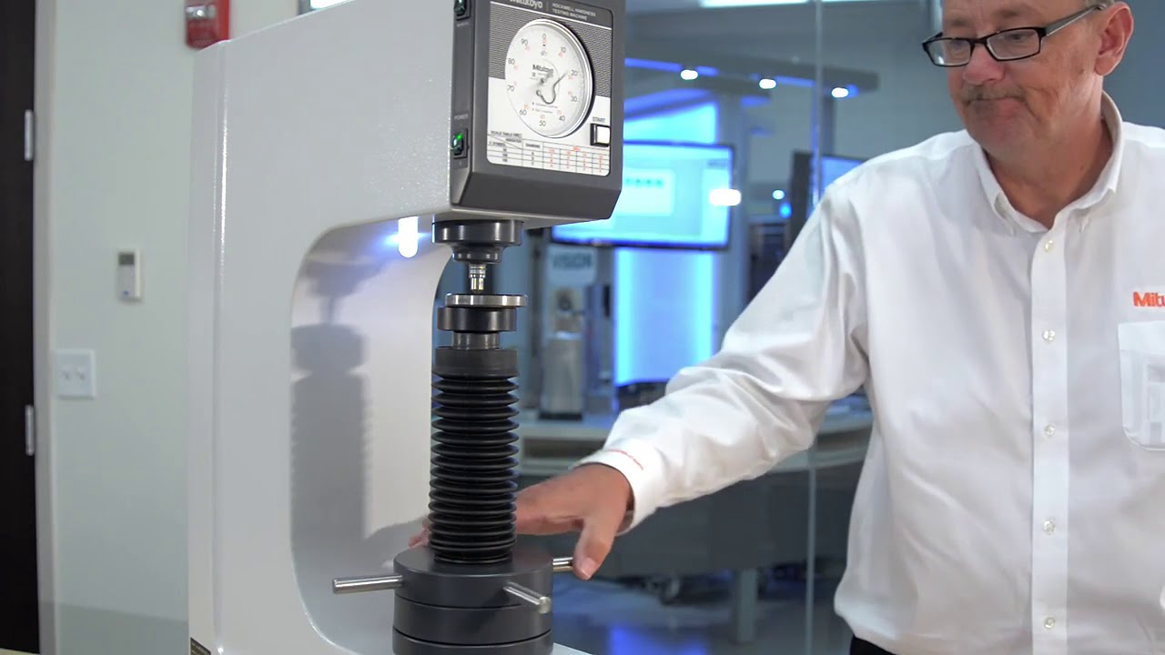 Mitutoyo Rockwell Hardness Testers HR 210, HR 320, HR 430, HR 500 YouTube