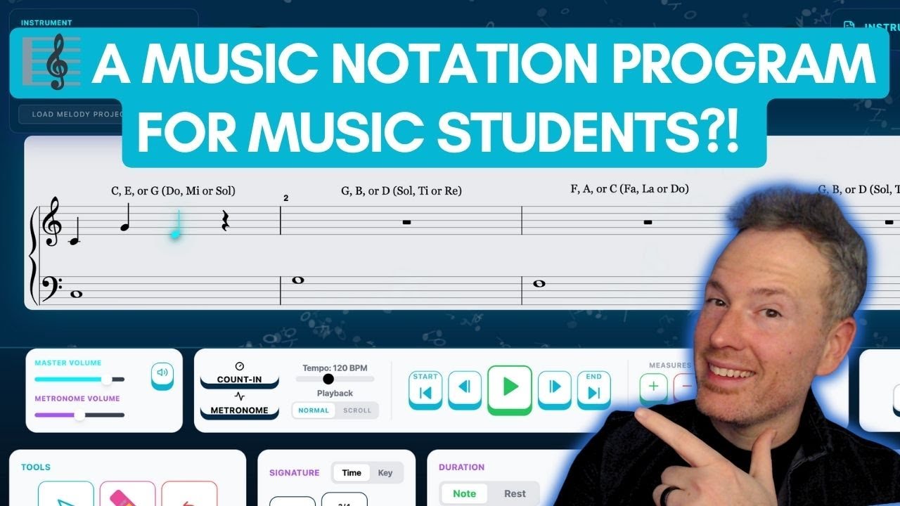 Простая в использовании программа для записи нот для студентов-музыкантов?!