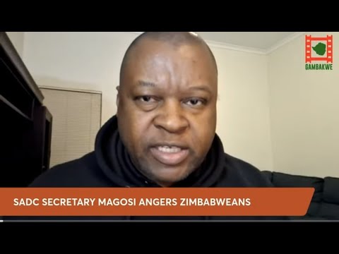 WATCH LIVE: Captured SADC Secretary Elias Magosi angers Zimbabweans