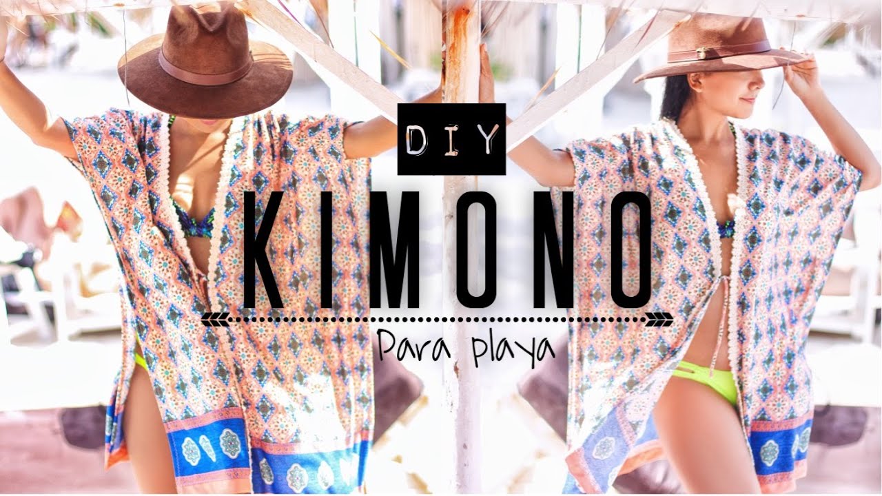 Como Hacer KIMONO Para Playa! DIY - YouTube