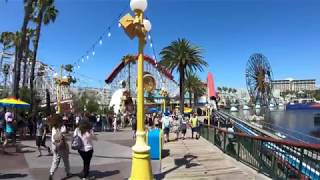 Pixar Pier Full Walk Through in 4K by Travel Summary 4,839 views 5 years ago 10 minutes, 44 seconds