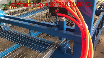 Full automatic wire mesh welding machine with middle cutter---Anping Hengtai