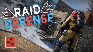 DEFENDING from a RAIDER then STEALING ALL of his EXPLOSIVES! - Rust Solo Survival #3