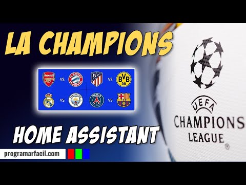 Champions League en Home Assistant