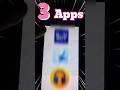 These 3 Apps Are Amazing 🤩 ! #shorts